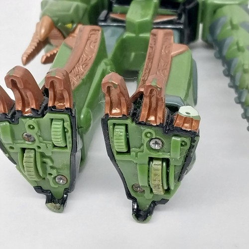 Megazord Power Rangers Dino Thunder Rare GREEN 2003 Thundersaurus - Picture 7 of 12