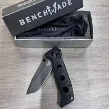 Benchmade Adamas 273GY-1 CPM-Cruwear Blade Black G10 Handle Mini Folding Knife