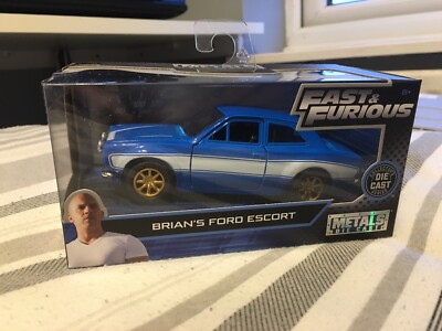 Fast & Furious Brians Ford Escort Maßstab 1:32 Öffnungsfunktionen NEU ungeöffnet 