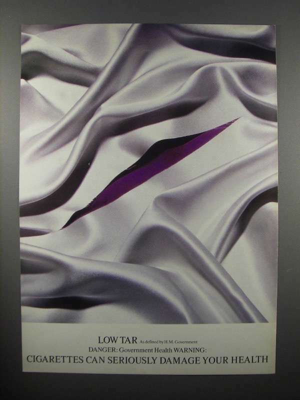 1984 Silk Cut Cigarette Ad