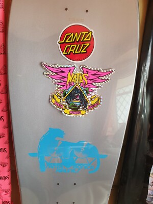Planche De Skate SANTA CRUZ Natas Kaupas Réédition Silver Foil - Deck Occasion