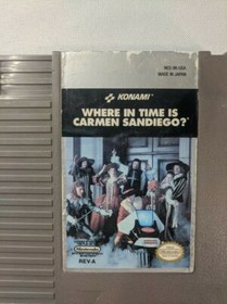 Where in Time is Carmen Sandiego Nintendo NES Authentic Game Cartridge Only