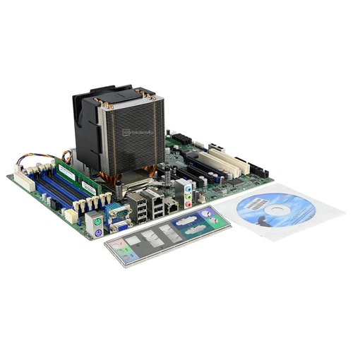Supermicro X58 X8ST-3SM005 Server ATX Mainboard, Xeon E5620, 2GB RAM, CPU-Kühler