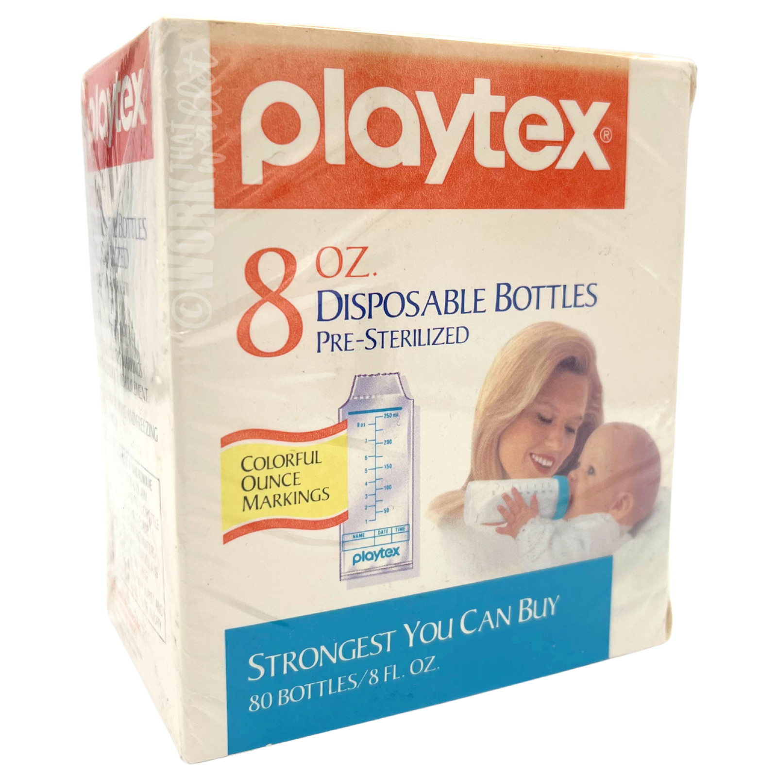 [1] 1991 Playtex Disposable Bottle Liners Pre-Sterilized (80