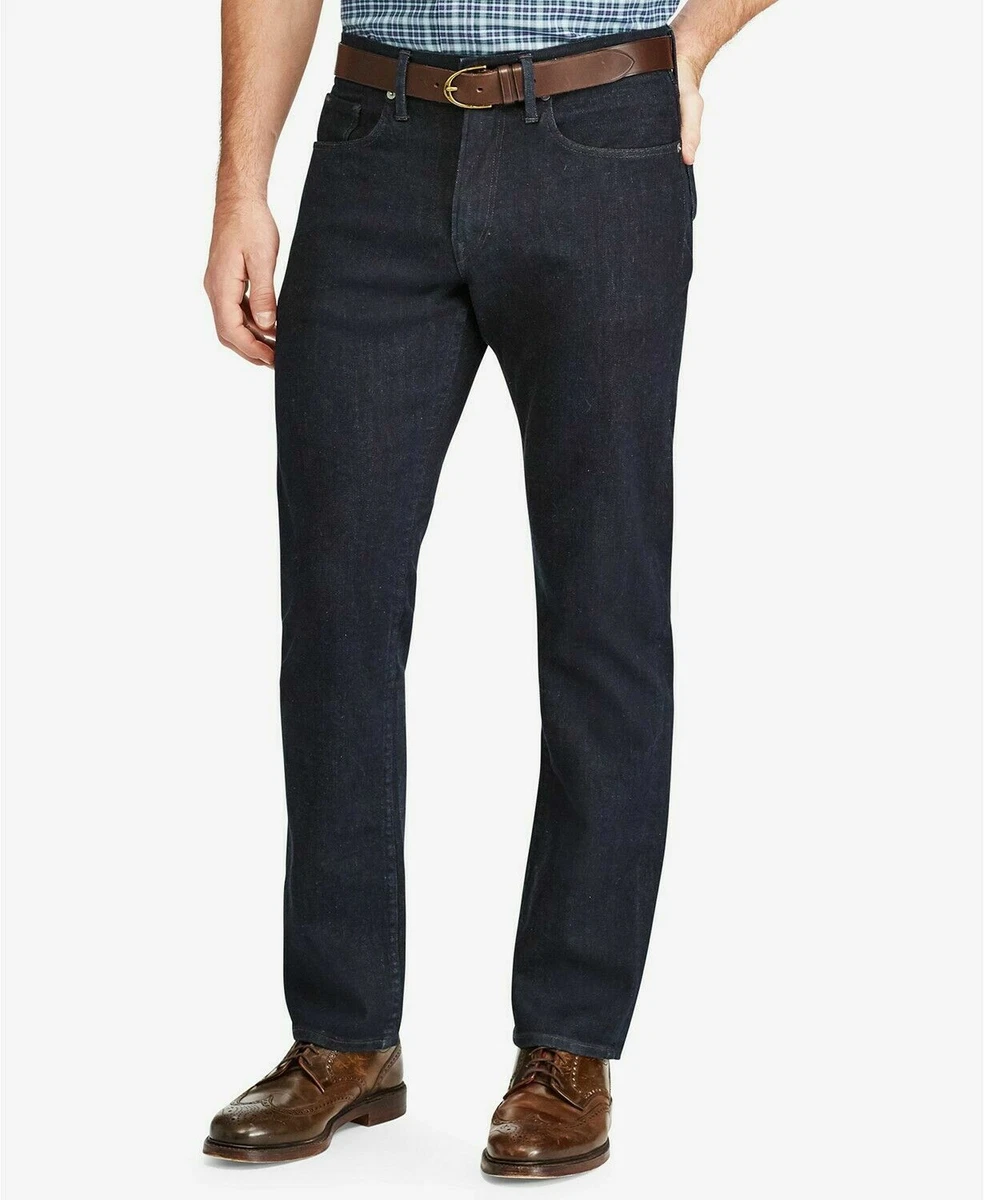 Polo Ralph Lauren 42TX36 Dark Blue Prospect Jeans Big Tall Stretch