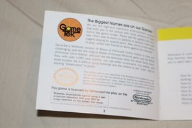 Nintendo NES Wheel of Fortune Family Edition Instruction Manual ONLY