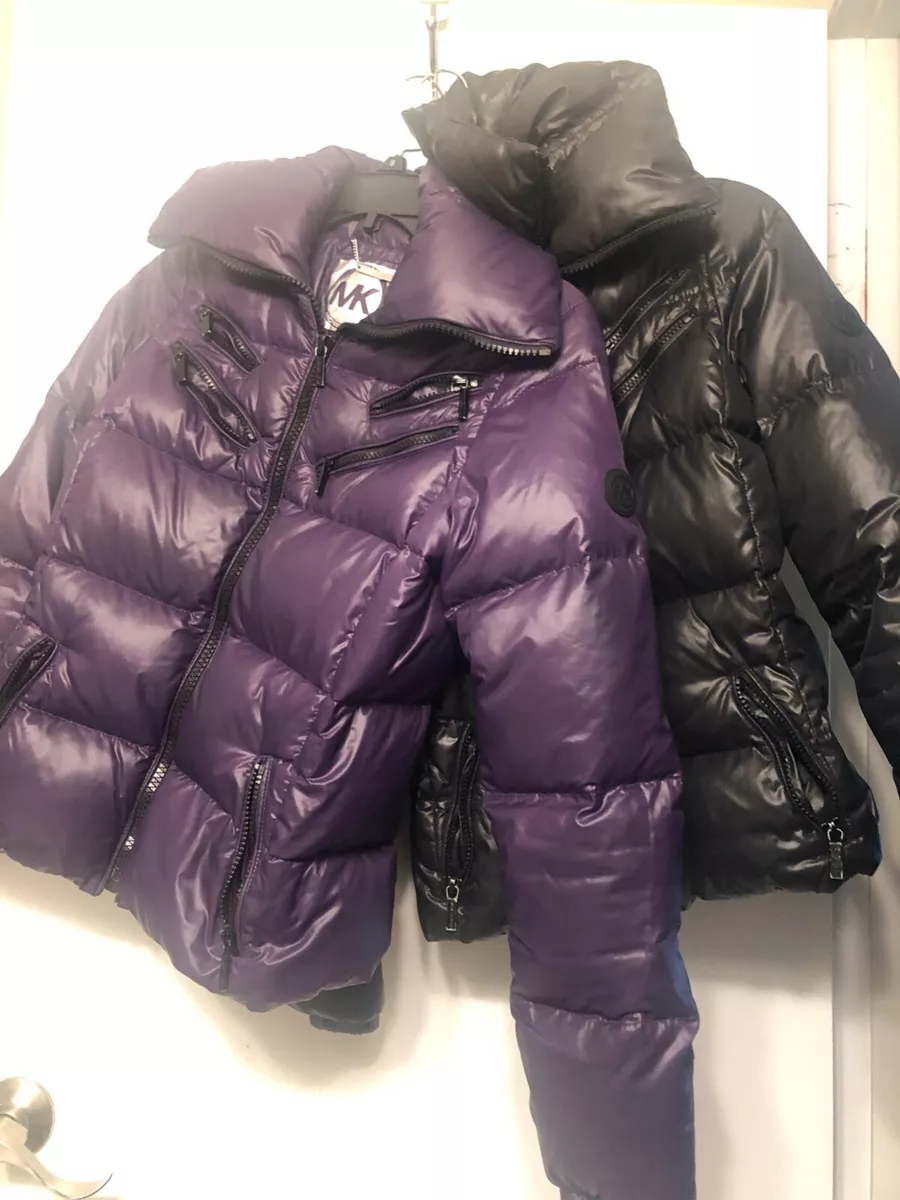 Michael kors on sale jacket purple