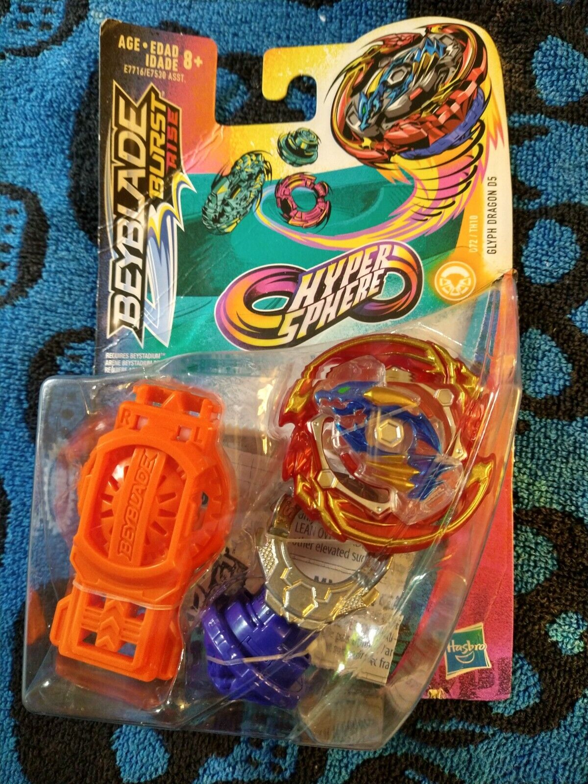 Beyblade Burst Rise Hypersphere Glyph Dragon D5