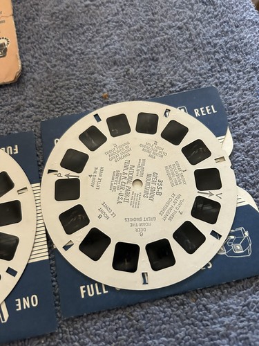 VIEW MASTER 3D REELS: GREAT SMOKIES-3 REELS--1950-OPENED - Picture 6 of 7