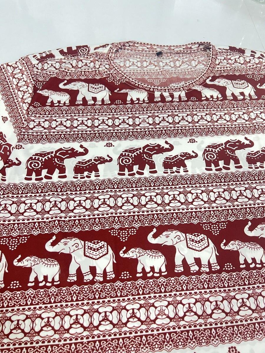 Thailand Elephant T-Shirts Micro Polyester 100% Bigsize made in