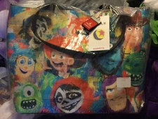 SALE Disney Parks HARVEYS PIXAR Painted Streamline Seatbelt Unique Tote NWT OW +