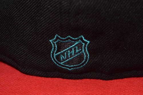 NHL New Era San Jose Sharks Fitted Vintage Hockey Hat 59Fifty RARE hatclub mlb - Picture 5 of 9