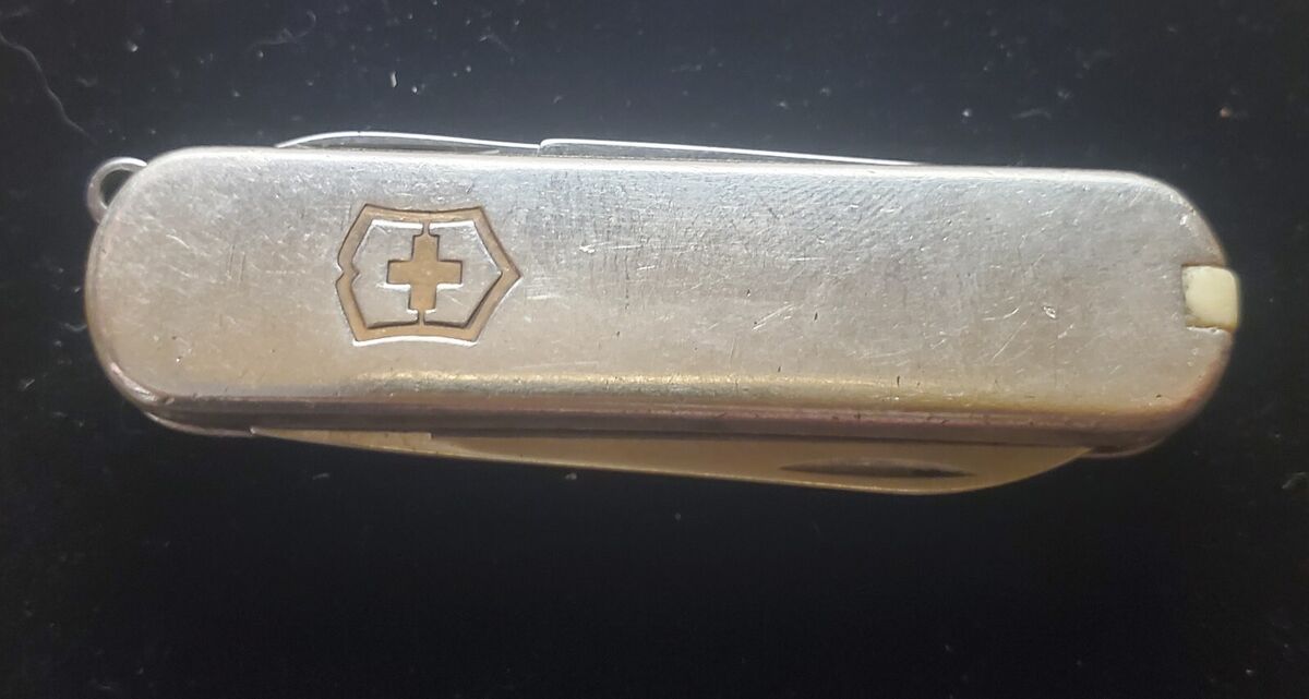 Tiffany & Co. Swiss Army Knife .925/ Cross Gold Enlay Tiffany & Co. Swiss Army Knife .925/ Cross Gold Enlay