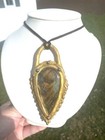 HUGE Natural Labradorite Pendant Necklace Huge Artisan Handcrafted