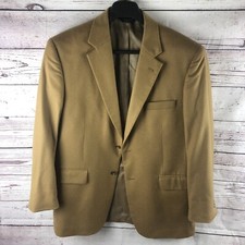   NICE  Jos A Bank Cashmere Sport Coat Blazer Tan Gordon Size 42 R  
