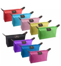 9x Makeup Bag Bulk Toiletry Pouch Waterproof Cosmetic Storage Bags,With Zipper