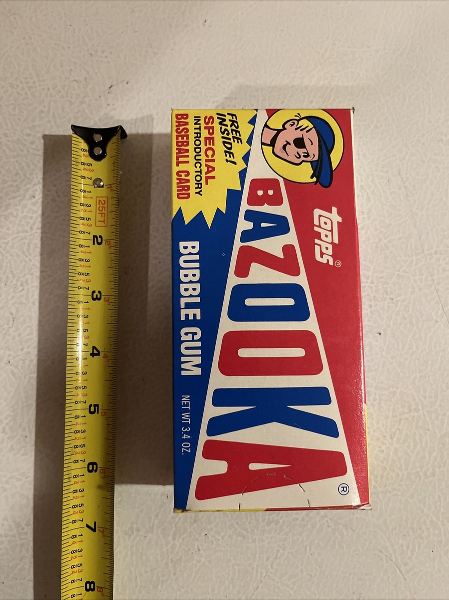Original 1988 Bazooka Bubble Gum Vintage NOS Full Case Of 24