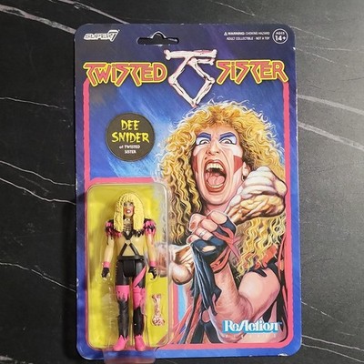 Super7 ReAction Figures Twisted Sister Dee Snider Plastic Action Figure 2023