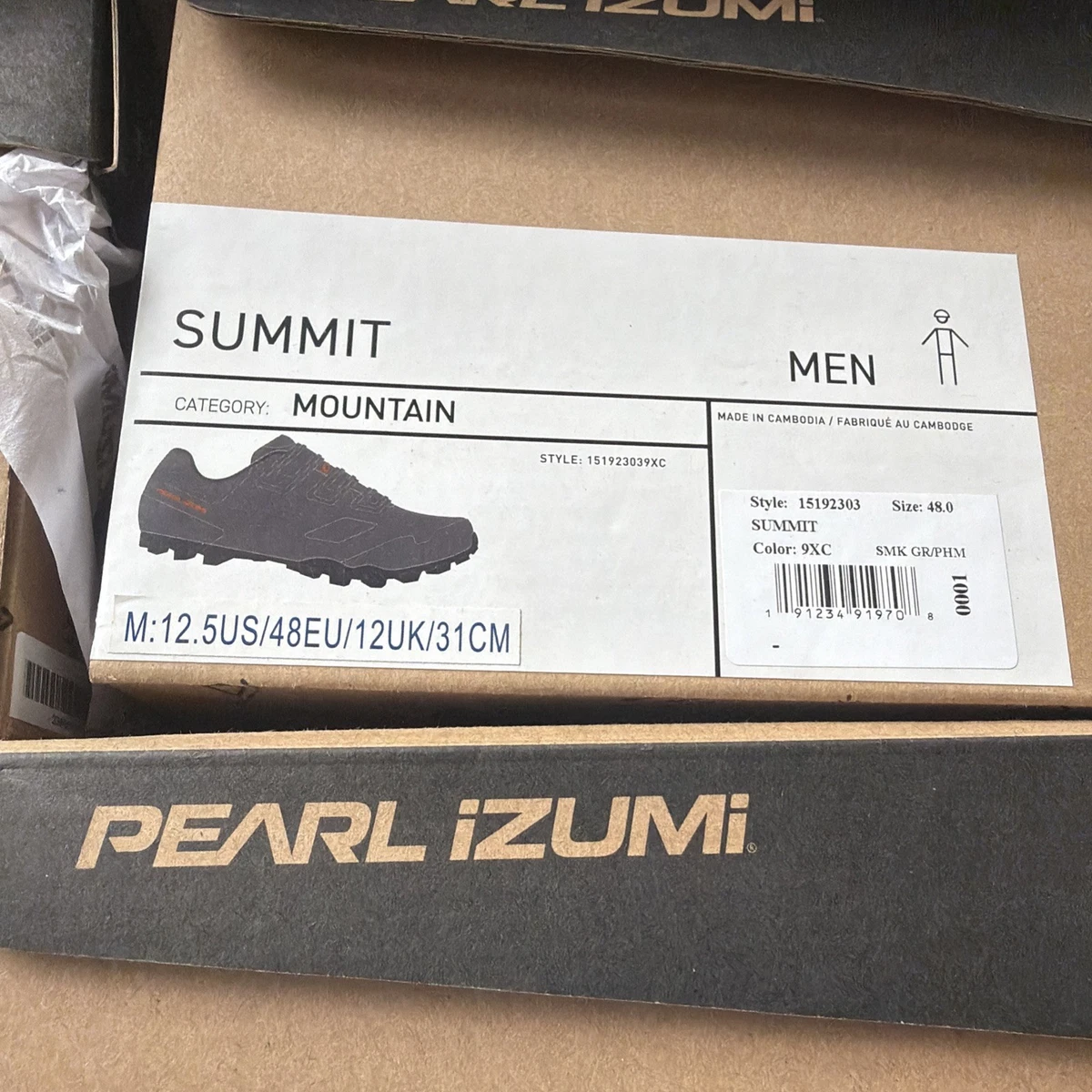 PEARL iZUMi X-Alp Flow Shoes - Men\'s sz 47 (12.5US) Pearl Izumi X-Alp Summit mountain bike cycling shoes Smoke  main image 3