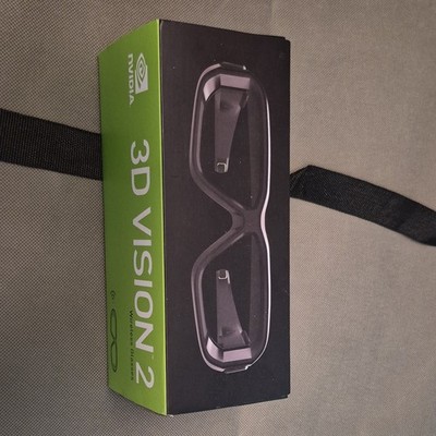 Untested 3D Vision 2 Wireless Active 3D Glasses for PC, Black