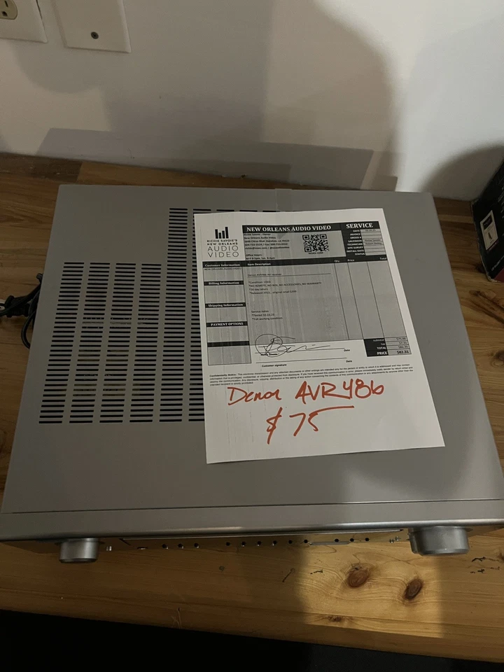 Denon AVR-486 Integrated Network AV Receiver - Silver  - Image 3 of 4