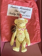 Steiff 1994 Club Hantel 1926 Replica Pewter Teddy Yellow Clown NEW Ean 434020