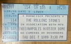 1989 The Rolling Stones Hoosier Dome Concert Ticket Stub Indianapolis Indiana IN — photo 1