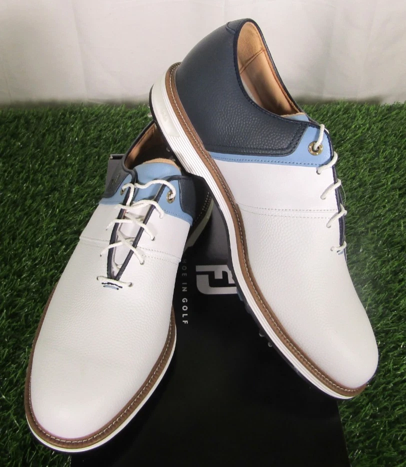 FootJoy Men\'s Premiere Series – Packard Liberty White/navy 9.5 MSRP$244 Footjoy Premiere Tarlow | eBay main image 2