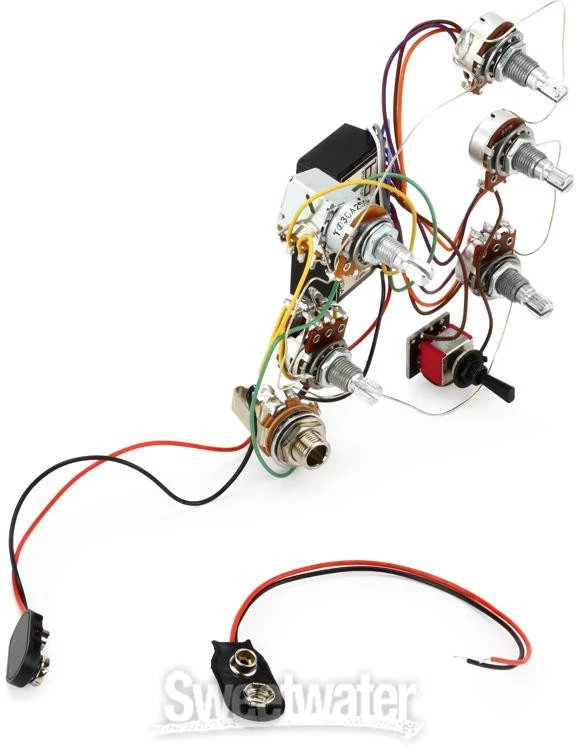 Arnés precableado Bartolini HR-5.4AP/918 - 5 perillas, ecualizador de 3 bandas con derivación Foto 4 de 4