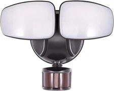 Euri Lighting ESFL-35W110, Integrated Outdoor CCT Tunable (3K/4K/5K) Security...