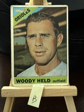 1966 Topps #136 Woody Held Baltimore Orioles - B