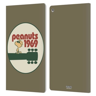 OFFICIAL PEANUTS WOODSTOCK 50TH LEATHER BOOK WALLET CASE FOR AMAZON FIRE