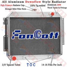 3 Row Aluminum Radiator For 1966-70 Dodge Polaraplymouth Furychrysler 7.2l V8 3 Row Aluminum Radiator For 1966-70 Dodge Polaraplymouth Furychrysler 7.2l V8