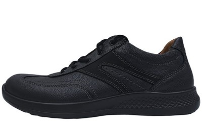 Jomos Leder Halbschuhe Schwarz 322202-270-000 Herren Schuhe