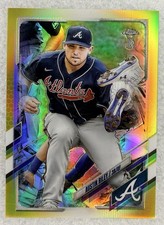 Austin Riley 2021 Topps Chrome Ben Baller Gold Refractor /50 Braves