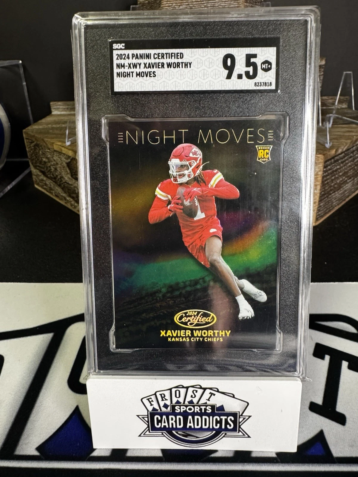 Xavier Worthy Panini Certified Night Moves #NMXWY Base