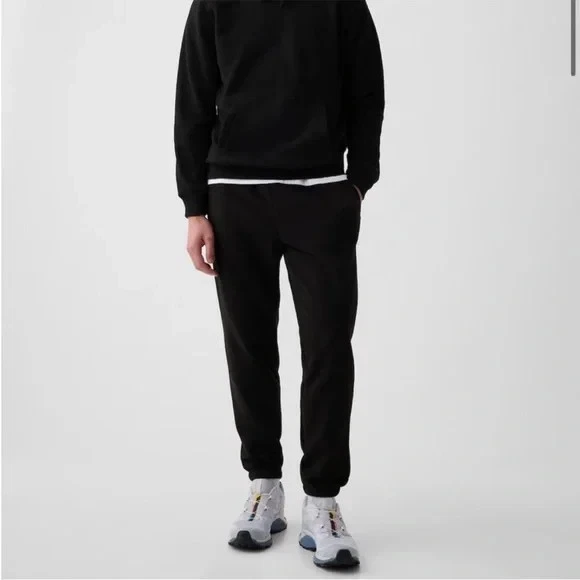 Gap Mens VintageSoft Jogger Pants in Black Sz Large