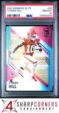 2021 PANINI DONRUSS ELITE #43 TYREEK HILL POP 2 PSA 10