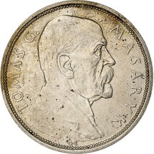 [#1166614] Czechoslovakia, 10 Korun, 1928, Silver, AU, KM:12