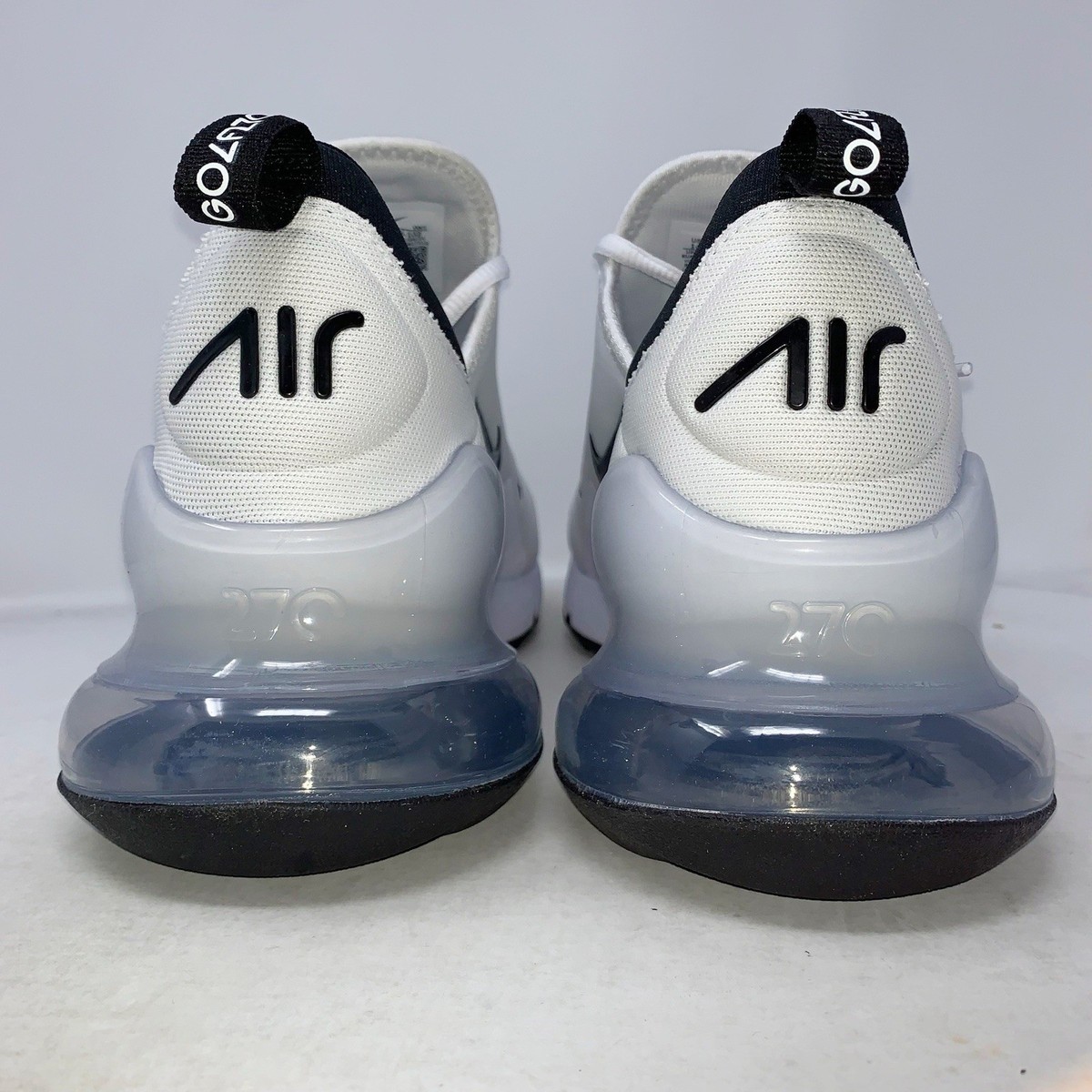 【GW特価】 Nike Air Max 270 Golf Black/White Nike Air Max 270 Golf Black White 2020 for Sale