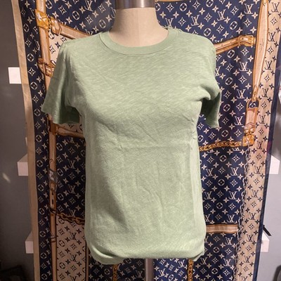 NEW American Vintage Femme T Shirt Sonoma Color Lemon Grass Size Large