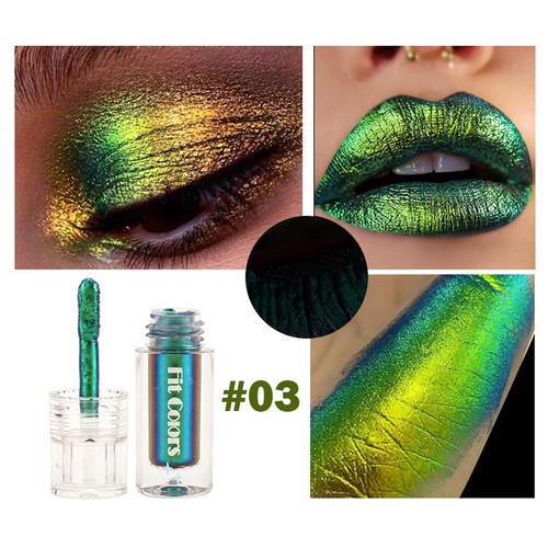 Sombra de ojos líquida camaleón delineador de ojos aurora multicolor cromo maquillaje de ojos calma - Imagen 20 de 23