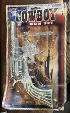Cowboy Toy Cap Gun w/ badge