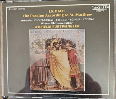 Bach The Passion According to St. Matthew (Priceless D20899) Wilhelm Furtwangler