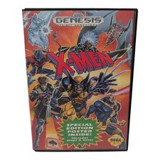 X-Men (Sega Genesis, 1993) No Manual No Poster No Hangtab - Tested