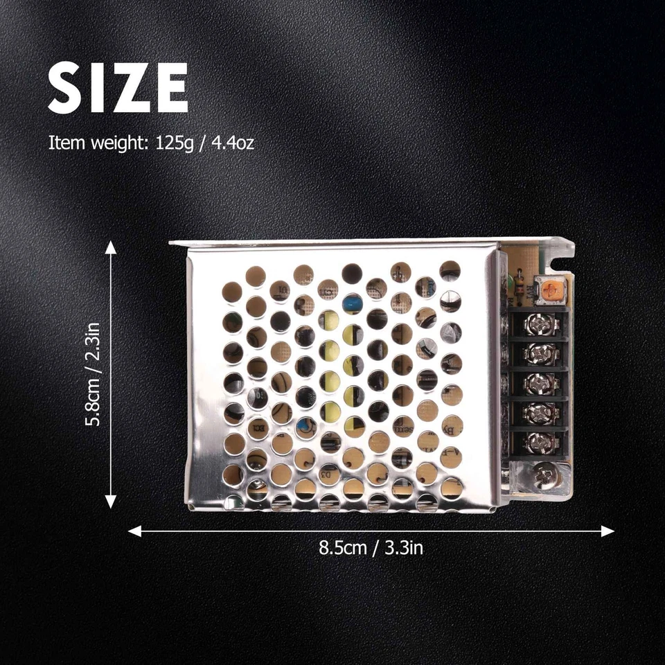 AC 100V~240V to DC 12V 3A 36W Voltage Transformer Led Strip Supply B6X46562 - Image 3 of 3