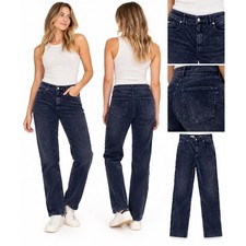 Pilcro by Anthropologie The Vintage Straight Corduroy Pants Navy Blue Size 27