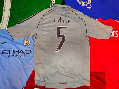 Zinedine Zidane Real Madrid original jersey L | eBay