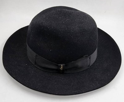Borsalino Alessandria Superior Fur Felt Hat Men's 60cm/7.5US Black