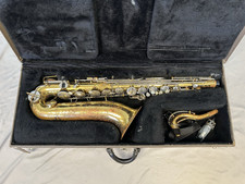 VINTAGE BUESCHER TENOR SAXOPHONE  MOUTHPIECE  ORIGINAL CASE  BONUS
